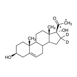 Cambridge Isotope Laboratories&nbsp;17Alpha-Hydroxypregnenolone (20 21-13C2  98%  16 16-D2  98%) 1 mg