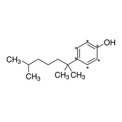 Cambridge Isotope Laboratories&nbsp;4-(1 1 5-Trimethylhexyl) phenol (ring-13C6  99%) 100 ug/mL in methanol 1 2 mL