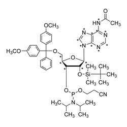 Cambridge Isotope Laboratories&nbsp;Adenosine phosphoramidite (U-13C10  98%  U-15N5  98%) CP 95% 10 mg