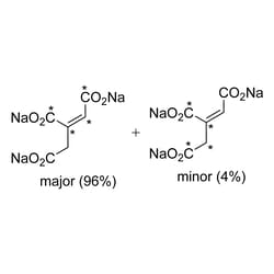 Cambridge Isotope Laboratories&nbsp;cis-Aconitic acid  trisodium salt trihydrate (13C4  99%) (1 2 3 6   3 4 5 6 AS 96 4) CP 97% 10 mg