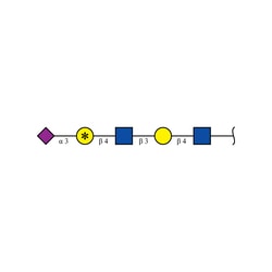 Cambridge Isotope Laboratories&nbsp;Glycan-F2-13C-Gal4 (galactose-13C6  99%) 500 pmol