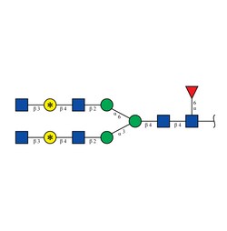 Cambridge Isotope Laboratories&nbsp;Glycan-N57-13C-Gal6 6 ([galactose-13C6  99%]2) 500 pmol