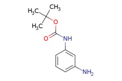 eMolecules​&nbsp;68621-88-5 | tert-Butyl (3-aminophenyl)carbamate | Synthonix - Stock | MFCD06657915 | 208.261 | C11H16N2O2 | 98.000 | CC(C)(C)OC(=O)Nc1cccc(N)c1 | 5g | 459638551