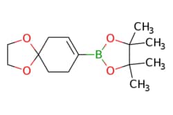 eMolecules​&nbsp;680596-79-6 | (1,4-DIOXASPIRO[4.5]DEC-7-EN-8-YL)BORONIC ACID PINACOL ESTER | AstaTech | MFCD04115656 | 266.140 | C14H23BO4 | 95.000 | CC1(C)OB(OC1(C)C)C1=CCC2(CC1)OCCO2 | 5g | 233618698