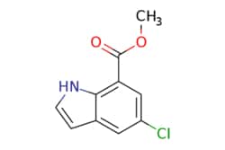 eMolecules​&nbsp;1238214-63-5 | methyl 5-chloro-1H-indole-7-carboxylate | Advanced ChemBlocks | MFCD18381164 | 209.630 | C10H8ClNO2 | 97.000 | COC(=O)c1cc(Cl)cc2cc[nH]c12 | 1g | 483293080