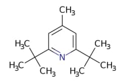 eMolecules​&nbsp;38222-83-2 | 2,6-ditert-butyl-4-methyl-pyridine | Pharmablock | MFCD00006305 | 205.345 | C14H23N | 97.000 | Cc1cc(nc(c1)C(C)(C)C)C(C)(C)C | 10g | 665627082