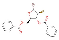 eMolecules​&nbsp;97614-44-3 | 2-Deoxy-2-fluoro-alpha-D-arabinofuranosyl bromide 3,5-dibenzoate | Ambeed | MFCD15144963 | 423.234 | C19H16BrFO5 | 98.000 | F[C@@H]1[C@@H](Br)O[C@H](COC(=O)c2ccccc2)[C@H]1OC(=O)c1ccccc1 | 1g | 682930119