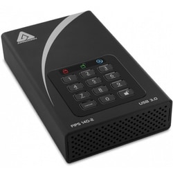 Enterprise Technology Solutions&nbsp;Apricorn 10TB Aegis Padlock DT FIPS 140-2 Level 2-Validated External Desktop Drive