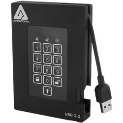 Enterprise Technology Solutions&nbsp;Apricorn 16TB Aegis Padlock USB 3.0 Hardware-Encrypted Solid State Drive
