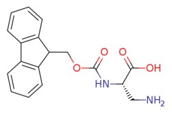 eMolecules​&nbsp;181954-34-7 | Fmoc-Dap-OH | ChemScene | MFCD00237019 | 326.352 | C18H18N2O4 | 96.000 | NC[C@H](NC(=O)OCC1c2ccccc2-c2ccccc12)C(O)=O | 10g | 536856953