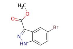 eMolecules​&nbsp;78155-74-5 | Methyl 5-bromo-1H-indazole-3-carboxylate | ChemScene | MFCD07371572 | 255.071 | C9H7BrN2O2 | 96.000 | COC(=O)c1n[nH]c2ccc(Br)cc12 | 10g | 536853686