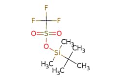 eMolecules​&nbsp;69739-34-0 | tert-Butyldimethylsilyl trifluoromethanesulfonate | Oakwood Chemicals | MFCD00000405 | 264.330 | C7H15F3O3SSi | 98.000 | CC(C)(C)[Si](C)(C)OS(=O)(=O)C(F)(F)F | 50g | 480104484
