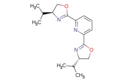 eMolecules​&nbsp;118949-61-4 | (S,S)-iPr-Pybox | ChemScene301.390 | C17H23N3O2 | 97.000 | CC(C)[C@H]1COC(=N1)c1cccc(n1)C1=N[C@H](CO1)C(C)C | 10g | 844792580