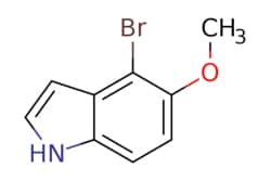 eMolecules​&nbsp;90858-86-9 | 4-Bromo-5-methoxy-1H-indole | ChemScene | MFCD12973810 | 226.073 | C9H8BrNO | 98.000 | COc1ccc2[nH]ccc2c1Br | 1g | 582642461