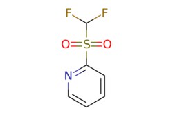 eMolecules​&nbsp;1219454-89-3 | DIFLUOROMETHYL 2-PYRIDYL SULFONE | AstaTech | MFCD17010193 | 193.170 | C6H5F2NO2S | 98.000 | FC(F)S(=O)(=O)c1ccccn1 | 5g | 533788680