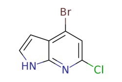 eMolecules​&nbsp;942920-50-5 | 4-Bromo-6-chloro-1H-pyrrolo[2,3-b]pyridine | Ambeed | MFCD09880158 | 231.480 | C7H4BrClN2 | 97.000 | Clc1cc(Br)c2cc[nH]c2n1 | 5g | 853503883