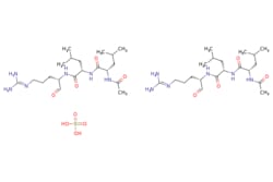 eMolecules​&nbsp;103476-89-7 | Leupeptin Hemisulfate | Target Molecule951.200 | C40H78N12O12S | 0.000 | OS(O)(=O)=O.CC(C)C[C@H](NC(C)=O)C(=O)N[C@@H](CC(C)C)C(=O)N[C@@H](CCCN=C(N)N)C=O.CC(C)C[C@H](NC(C)=O)C(=O)N[C@@H](CC(C)C)C(=O)N[C@@H](CCCN=C(N)N)C=O | 50mg | 335412893