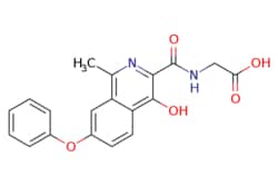eMolecules​&nbsp;808118-40-3 | Roxadustat | Target Molecule  | MFCD20040519 | 352.346 | C19H16N2O5 | 0.000 | Cc1nc(C(=O)NCC(O)=O)c(O)c2ccc(Oc3ccccc3)cc12 | 50mg | 335411898