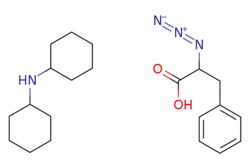 eMolecules​&nbsp;(S)-2-Azido-3-phenylpropionic acid dicyclohexylammonium salt | Chem-Impex |372.513 | C21H32N4O2 | 98.000 | C1CCC(CC1)NC1CCCCC1.OC(=O)C(Cc1ccccc1)N=[N+]=[N-] | 250mg | 490843728
