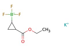 eMolecules​&nbsp;2982504-12-9 | potassium (2-(ethoxycarbonyl)cyclopropyl)trifluoroborate | Advanced ChemBlocks220.040 | C6H9BF3KO2 | 95.000 | [K+].CCOC(=O)C1CC1[B-](F)(F)F | 250mg | 846261131