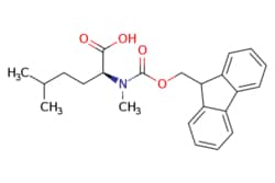 eMolecules​&nbsp;2260800-15-3 | (S)-2-(N-Fmoc-N-methyl-amino)-5-methylhexanoic acid | Acrotein ChemBio Inc.381.472 | C23H27NO4 | 97.000 | CC(C)CC[C@H](N(C)C(=O)OCC1c2ccccc2-c2ccccc12)C(O)=O | 5g | 851114565