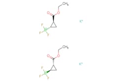 eMolecules​&nbsp;1612792-88-7 | potassium;[trans-2-ethoxycarbonylcyclopropyl]-trifluoro-boranuide | Pharmablock440.080 | C12H18B2F6K2O4 | 0.000 | [K+].[K+].CCOC(=O)[C@H]1C[C@@H]1[B-](F)(F)F.CCOC(=O)[C@@H]1C[C@H]1[B-](F)(F)F | 500mg | 812213422