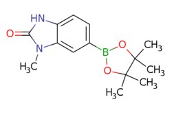 eMolecules​&nbsp;944805-83-8 | 1-Methyl-6-(tetramethyl-1,3,2-dioxaborolan-2-yl)-2,3-dihydro-1h-1,3-benzodiazol-2-one | Combi-Blocks, Inc. | MFCD22377118 | 274.130 | C14H19BN2O3 | 95.000 | Cn1c2cc(ccc2[nH]c1=O)B1OC(C)(C)C(C)(C)O1 | 100mg | 801066547