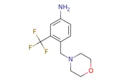eMolecules​&nbsp;694499-30-4 | 4-(Morpholinomethyl)-3-(trifluoromethyl)aniline | Combi-Blocks, Inc. | MFCD25070914 | 260.260 | C12H15F3N2O | 97.000 | Nc1ccc(CN2CCOCC2)c(c1)C(F)(F)F | 100mg | 797037340