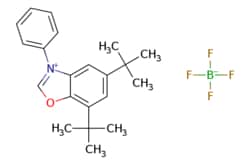 eMolecules​&nbsp;1207294-92-5 | 5,7-ditert-butyl-3-phenyl-1,3-benzoxazol-3-ium tetrafluoroborate | Pharmablock395.250 | C21H26BF4NO | 97.000 | F[B-](F)(F)F.CC(C)(C)c1cc(c2oc[n+](-c3ccccc3)c2c1)C(C)(C)C | 250mg | 779716325