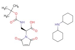 eMolecules​&nbsp;2004724-16-5 | Mal-Dap(Boc)-OH??DCHA | Ambeed | MFCD27952860 | 465.591 | C24H39N3O6 | 95.000 | C1CCC(CC1)NC1CCCCC1.CC(C)(C)OC(=O)NC[C@H](N1C(=O)C=CC1=O)C(O)=O | 250mg | 784396575