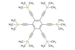 eMolecules​&nbsp;100516-62-9 | 1,2,3,4,5,6-Hexakis((trimethylsilyl)ethynyl)benzene | Combi-Blocks, Inc.655.338 | C36H54Si6 | 97.000 | C[Si](C)(C)C#Cc1c(C#C[Si](C)(C)C)c(C#C[Si](C)(C)C)c(C#C[Si](C)(C)C)c(C#C[Si](C)(C)C)c1C#C[Si](C)(C)C | 250mg | 761028971
