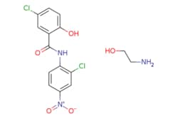 eMolecules​&nbsp;1420-04-8 | Niclosamide ethanolamine salt | Key Organics/BIONET | MFCD01941566 | 388.200 | C15H15Cl2N3O5 | 98.000 | NCCO.Oc1ccc(Cl)cc1C(=O)Nc1ccc(cc1Cl)[N+]([O-])=O | 1mg | 716242205