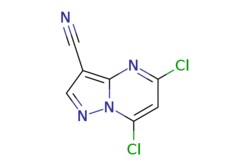eMolecules​&nbsp;845895-95-6 | 5,7-Dichloropyrazolo[1,5-a]pyrimidine-3-carbonitrile | Synthonix | MFCD17392854 | 213.020 | C7H2Cl2N4 | 97.000 | Clc1cc(Cl)n2ncc(C#N)c2n1 | 250mg | 649425511