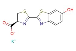 eMolecules​&nbsp;115144-35-9 | D-Luciferin potassium salt | Combi-Blocks, Inc. | MFCD00044928 | 318.410 | C11H7KN2O3S2 | 97.000 | [K+].Oc1ccc2nc(sc2c1)C1=N[C@H](CS1)C([O-])=O | 250mg | 603143934
