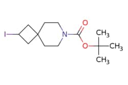 eMolecules​&nbsp;1638764-90-5 | tert-butyl 2-iodo-7-azaspiro[3.5]nonane-7-carboxylate | Pharmablock | MFCD28501265 | 351.228 | C13H22INO2 | 97.000 | CC(C)(C)OC(=O)N1CCC2(CC(I)C2)CC1 | 500mg | 551322085