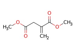 eMolecules​&nbsp;617-52-7 | Dimethyl itaconate | Oakwood Chemical | MFCD00008446 | 158.153 | C7H10O4 | 98.000 | COC(=O)CC(=C)C(=O)OC | 100g | 537700219