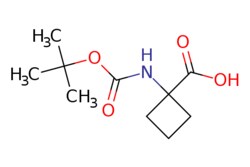 eMolecules​&nbsp;120728-10-1 | 1-N-Boc-amino-cyclobutane carboxylic acid | Oakwood Chemicals | MFCD02682623 | 215.249 | C10H17NO4 | 95.000 | CC(C)(C)OC(=O)NC1(CCC1)C(O)=O | 250mg | 480128988