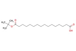 eMolecules​&nbsp;843666-27-3 | 16-(tert-Butoxy)-16-oxohexadecanoic acid | Combi-Blocks | MFCD23136039 | 342.520 | C20H38O4 | 98.000 | CC(C)(C)OC(=O)CCCCCCCCCCCCCCC(O)=O | 25g | 528670066