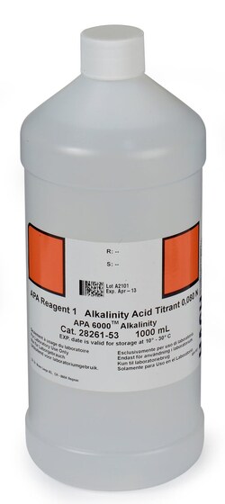 Hach Company APA6000 Alk Rgn.1 Acid Titr., Quantity: Each of 1
