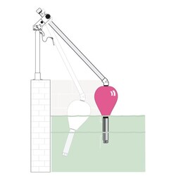 Hach Company Float Mt. Assy 1in. NPT Sens., Quantity: Each of 1