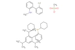 eMolecules​&nbsp;1599466-81-5 | Xphos Pd G4 | ChemScene | MFCD28411652 | 860.490 | C47H64NO3PPdS | 0.000 | CS([O-])(=O)=O.CNc1ccccc1-c1ccccc1[Pd+].CC(C)c1cc(C(C)C)c(c(c1)C(C)C)-c1ccccc1P(C1CCCCC1)C1CCCCC1 | 1g | 536798521