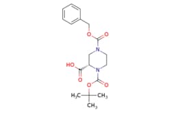 eMolecules​&nbsp;138775-03-8 | (S)-4-Cbz-1-Boc-piperazine-2-carboxylic acid | Acrotein ChemBio Inc. | MFCD02179111 | 364.398 | C18H24N2O6 | 97.000 | CC(C)(C)OC(=O)N1CCN(C[C@H]1C(O)=O)C(=O)OCc1ccccc1 | 25g | 851114422