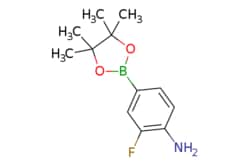 eMolecules​&nbsp;819058-34-9 | (4-AMINO-3-FLUOROPHENYL)BORONIC ACID PINACOL ESTER | AstaTech | MFCD09033884 | 237.080 | C12H17BFNO2 | 95.000 | CC1(C)OB(OC1(C)C)c1ccc(N)c(F)c1 | 1g | 233630497