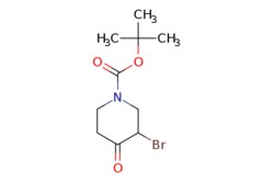 eMolecules​&nbsp;188869-05-8 | 3-Bromo-4-oxo-piperidine-1-carboxylic acid tert-butyl ester | Combi-Blocks | MFCD06738530 | 278.146 | C10H16BrNO3 | 97.000 | CC(C)(C)OC(=O)N1CCC(=O)C(Br)C1 | 25g | 267209621