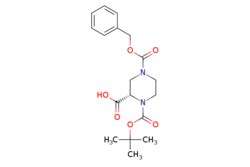 eMolecules​&nbsp;138775-03-8 | (S)-N-1-BOC-N-4-CBZ-2-PIPERAZINE CARBOXYLIC ACID | AstaTech | MFCD02179111 | 364.398 | C18H24N2O6 | 98.000 | CC(C)(C)OC(=O)N1CCN(C[C@H]1C(O)=O)C(=O)OCc1ccccc1 | 5g | 277521105