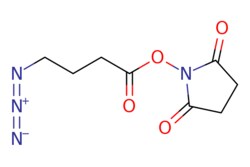 eMolecules​&nbsp;943858-70-6 | Azidobutyric acid NHS ester | Broadpharm | MFCD22573606 | 226.192 | C8H10N4O4 | 95.000 | [N-]=[N+]=NCCCC(=O)ON1C(=O)CCC1=O | 1g | 779523832