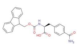 eMolecules​&nbsp;204716-17-6 | Fmoc-Phe(4-CONH2)-OH | ChemScene | MFCD01317021 | 430.460 | C25H22N2O5 | 97.000 | NC(=O)c1ccc(C[C@H](NC(=O)OCC2c3ccccc3-c3ccccc23)C(O)=O)cc1 | 5g | 572293806