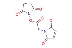 eMolecules​&nbsp;55750-61-3 | A-MALEIMIDOACETIC ACID-NHS(AMAS) | AstaTech | MFCD00133523 | 252.182 | C10H8N2O6 | 97.000 | O=C(CN1C(=O)C=CC1=O)ON1C(=O)CCC1=O | 25g | 881785810