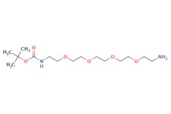 eMolecules​&nbsp;811442-84-9 | t-Boc-N-amido-PEG4-amine | Broadpharm | MFCD16619339 | 336.429 | C15H32N2O6 | 98.000 | CC(C)(C)OC(=O)NCCOCCOCCOCCOCCN | 25g | 893909427