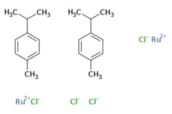 eMolecules​&nbsp;52462-29-0 | Di-?-chlorobis[(p-cymene)chlororuthenium(II)] | MakeChem, Inc. | MFCD00064793 | 612.380 | C20H28Cl4Ru2 | 0.000 | [Cl-].[Cl-].[Cl-].[Cl-].[Ru++].[Ru++].CC(C)c1ccc(C)cc1.CC(C)c1ccc(C)cc1 | 25g | 882911899